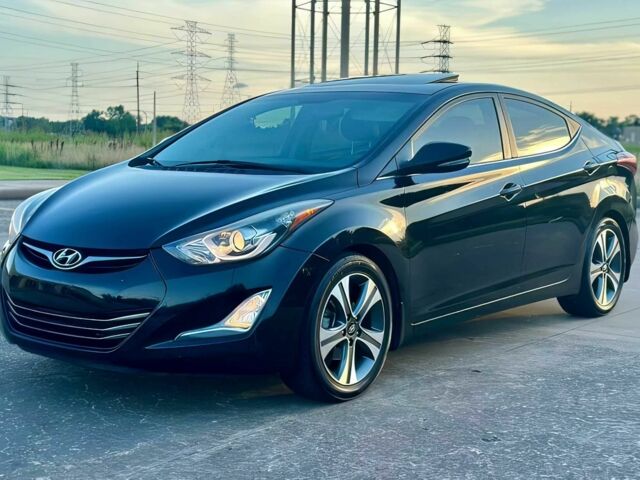 Чорний Хендай Елантра, об'ємом двигуна 2 л та пробігом 79 тис. км за 7200 $, фото 2 на Automoto.ua