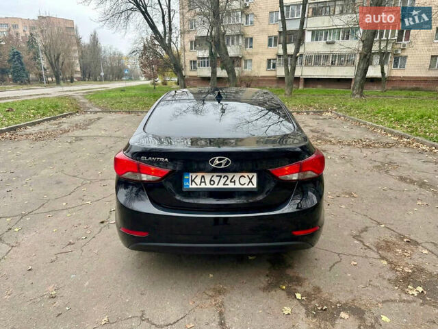Черный Хендай Элантра, объемом двигателя 1.8 л и пробегом 160 тыс. км за 7555 $, фото 2 на Automoto.ua