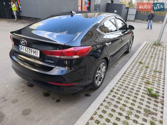 Черный Хендай Элантра, объемом двигателя 2 л и пробегом 150 тыс. км за 13400 $, фото 13 на Automoto.ua