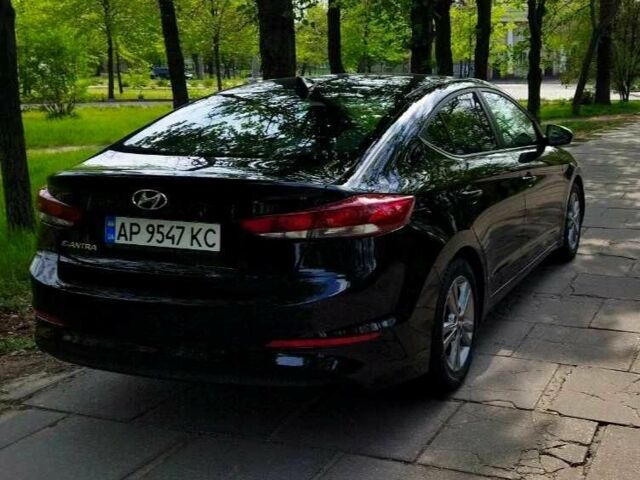 Черный Хендай Элантра, объемом двигателя 2 л и пробегом 110 тыс. км за 10700 $, фото 1 на Automoto.ua