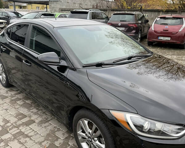 Черный Хендай Элантра, объемом двигателя 2 л и пробегом 182 тыс. км за 12700 $, фото 2 на Automoto.ua