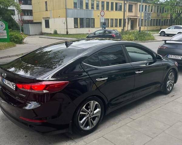 Черный Хендай Элантра, объемом двигателя 2 л и пробегом 99 тыс. км за 13000 $, фото 13 на Automoto.ua