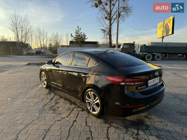 Чорний Хендай Елантра, об'ємом двигуна 2 л та пробігом 108 тис. км за 14900 $, фото 1 на Automoto.ua