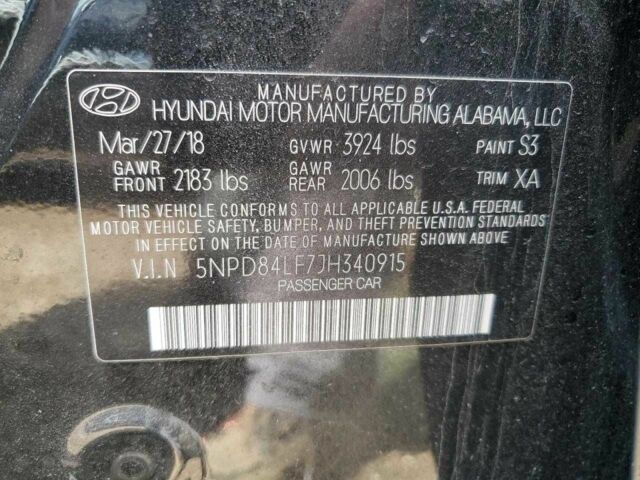 Чорний Хендай Елантра, об'ємом двигуна 2 л та пробігом 103 тис. км за 1600 $, фото 11 на Automoto.ua