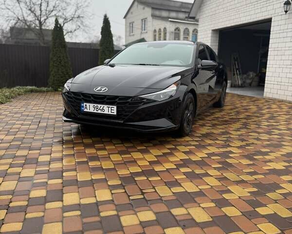 Черный Хендай Элантра, объемом двигателя 2 л и пробегом 130 тыс. км за 16500 $, фото 8 на Automoto.ua