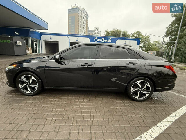 Черный Хендай Элантра, объемом двигателя 2 л и пробегом 55 тыс. км за 19500 $, фото 5 на Automoto.ua