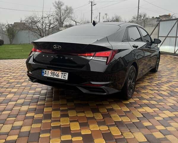 Черный Хендай Элантра, объемом двигателя 2 л и пробегом 130 тыс. км за 16500 $, фото 4 на Automoto.ua