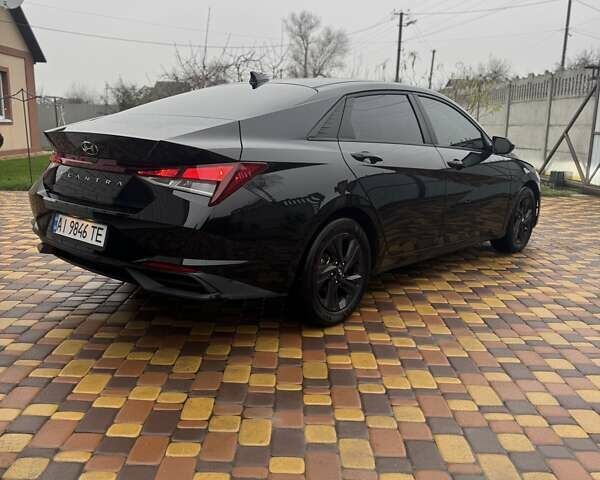 Черный Хендай Элантра, объемом двигателя 2 л и пробегом 130 тыс. км за 16500 $, фото 5 на Automoto.ua