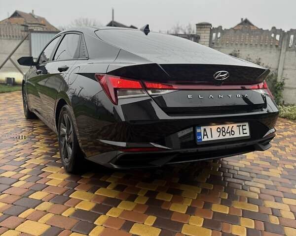 Черный Хендай Элантра, объемом двигателя 2 л и пробегом 130 тыс. км за 16500 $, фото 3 на Automoto.ua