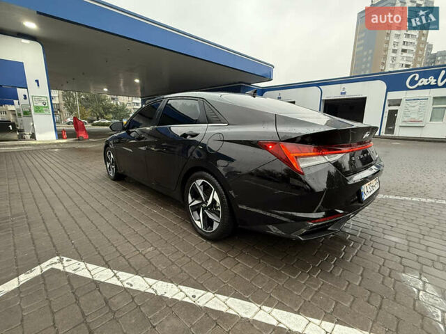 Черный Хендай Элантра, объемом двигателя 2 л и пробегом 55 тыс. км за 19500 $, фото 8 на Automoto.ua