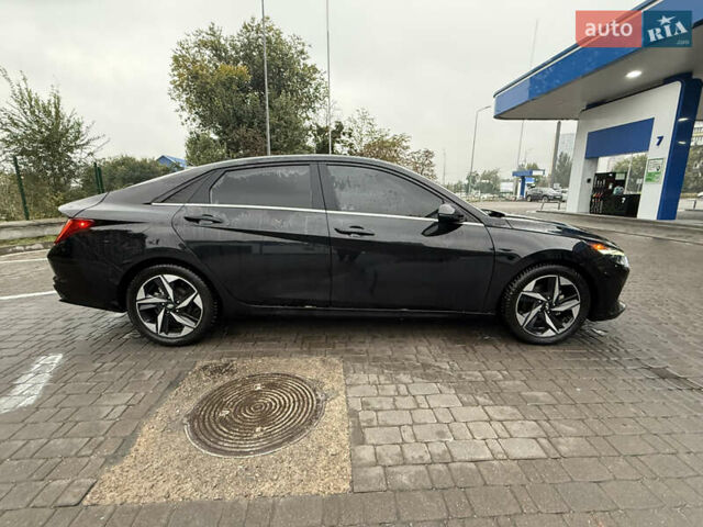 Черный Хендай Элантра, объемом двигателя 2 л и пробегом 55 тыс. км за 19500 $, фото 6 на Automoto.ua