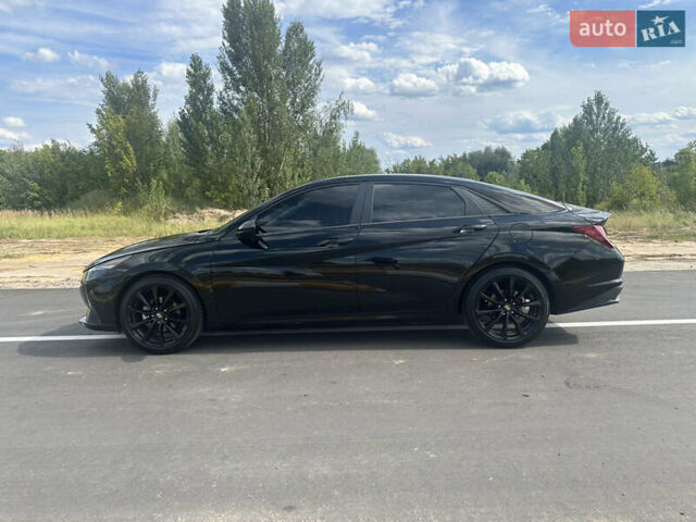 Черный Хендай Элантра, объемом двигателя 2 л и пробегом 69 тыс. км за 17400 $, фото 5 на Automoto.ua