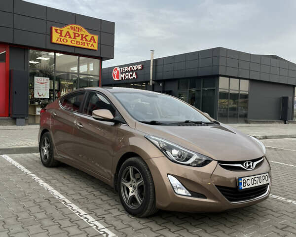 Коричневый Хендай Элантра, объемом двигателя 1.59 л и пробегом 104 тыс. км за 9300 $, фото 2 на Automoto.ua