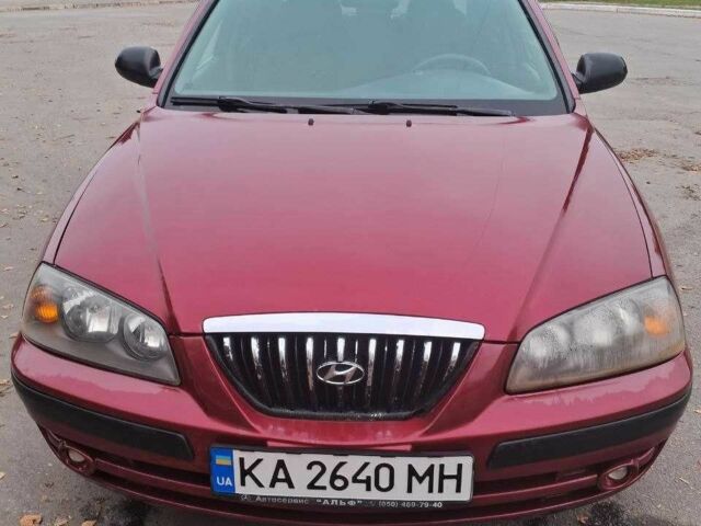 Красный Хендай Элантра, объемом двигателя 1.6 л и пробегом 200 тыс. км за 3200 $, фото 2 на Automoto.ua