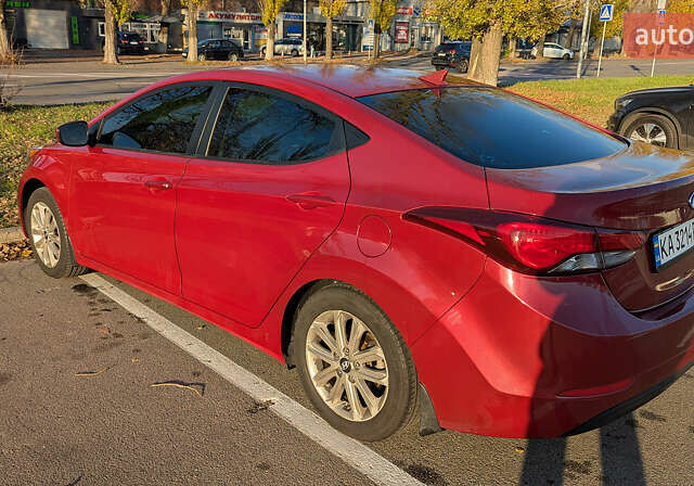 Красный Хендай Элантра, объемом двигателя 1.8 л и пробегом 214 тыс. км за 8400 $, фото 1 на Automoto.ua