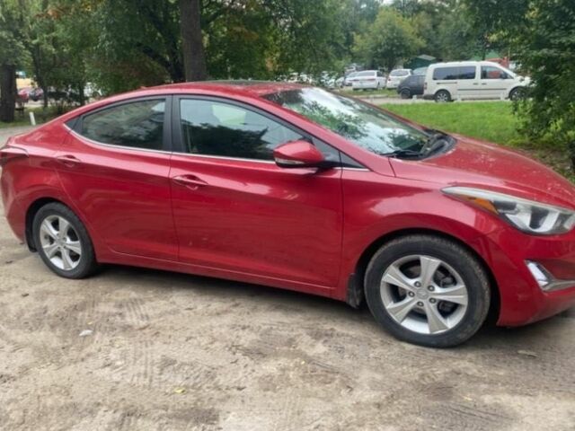 Красный Хендай Элантра, объемом двигателя 1.8 л и пробегом 160 тыс. км за 8800 $, фото 1 на Automoto.ua
