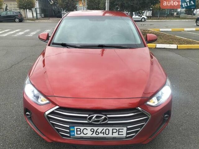 Красный Хендай Элантра, объемом двигателя 2 л и пробегом 196 тыс. км за 9200 $, фото 1 на Automoto.ua