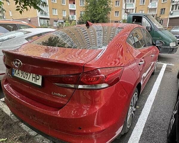 Красный Хендай Элантра, объемом двигателя 2 л и пробегом 65 тыс. км за 12500 $, фото 11 на Automoto.ua