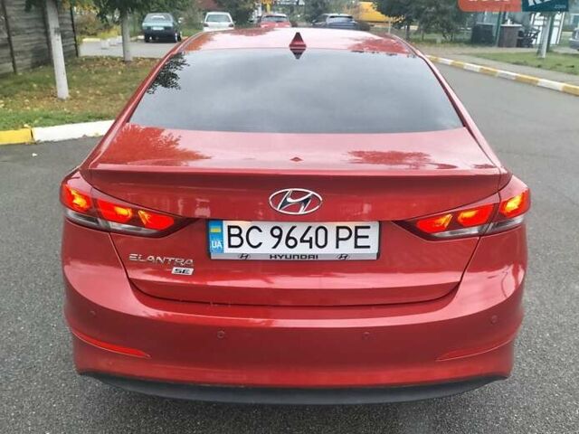 Красный Хендай Элантра, объемом двигателя 2 л и пробегом 196 тыс. км за 9200 $, фото 8 на Automoto.ua