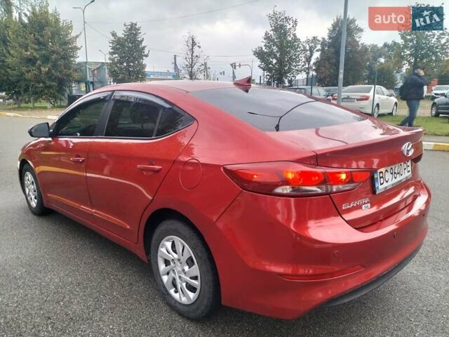 Красный Хендай Элантра, объемом двигателя 2 л и пробегом 196 тыс. км за 9200 $, фото 7 на Automoto.ua