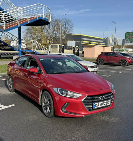 Хендай Элантра 2016 в Киеве на Automoto.ua Красный Хендай Элантра, объемом двигателя 2 л и пробегом 85 тыс. км за 12900 $, фото 1 на Automoto.ua
