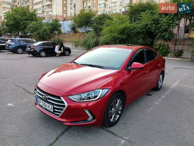Красный Хендай Элантра, объемом двигателя 2 л и пробегом 112 тыс. км за 12600 $, фото 8 на Automoto.ua