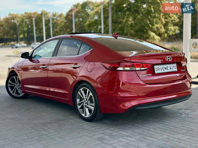 Хендай Элантра 2016 в Днепре (Днепропетровске) на Automoto.ua Красный Хендай Элантра, объемом двигателя 2 л и пробегом 184 тыс. км за 11599 $, фото 6 на Automoto.ua