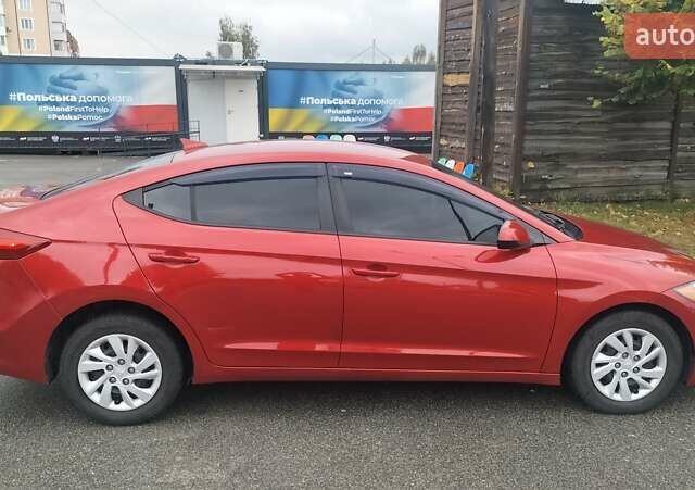 Красный Хендай Элантра, объемом двигателя 2 л и пробегом 196 тыс. км за 9200 $, фото 2 на Automoto.ua
