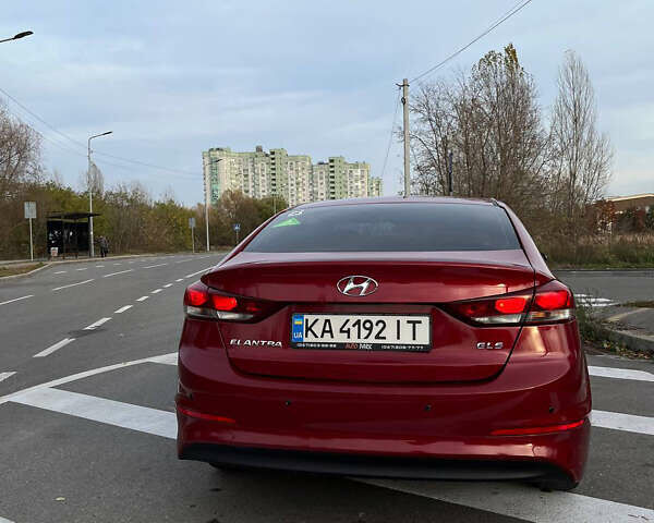 Красный Хендай Элантра, объемом двигателя 1.59 л и пробегом 124 тыс. км за 13500 $, фото 3 на Automoto.ua