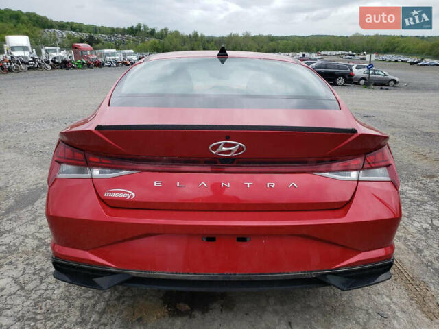 Червоний Хендай Елантра, об'ємом двигуна 2 л та пробігом 51 тис. км за 12500 $, фото 4 на Automoto.ua