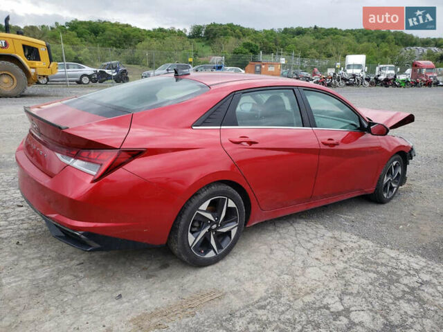 Червоний Хендай Елантра, об'ємом двигуна 2 л та пробігом 51 тис. км за 12500 $, фото 5 на Automoto.ua