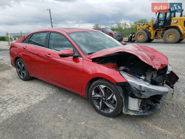 Червоний Хендай Елантра, об'ємом двигуна 2 л та пробігом 51 тис. км за 12500 $, фото 2 на Automoto.ua