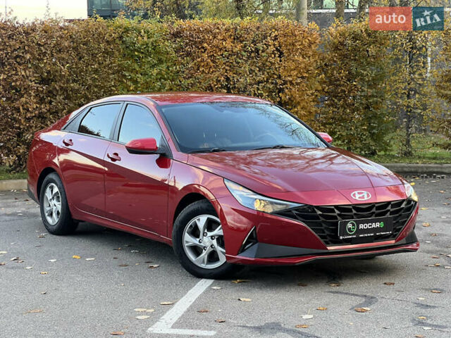 Червоний Хендай Елантра, об'ємом двигуна 2 л та пробігом 124 тис. км за 16500 $, фото 1 на Automoto.ua