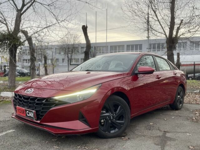 Красный Хендай Элантра, объемом двигателя 2 л и пробегом 90 тыс. км за 17900 $, фото 1 на Automoto.ua