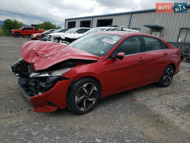 Червоний Хендай Елантра, об'ємом двигуна 2 л та пробігом 51 тис. км за 12500 $, фото 1 на Automoto.ua