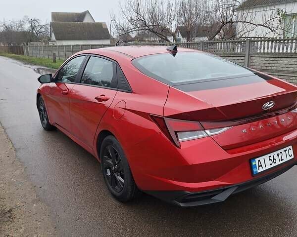 Красный Хендай Элантра, объемом двигателя 2 л и пробегом 15 тыс. км за 19500 $, фото 9 на Automoto.ua