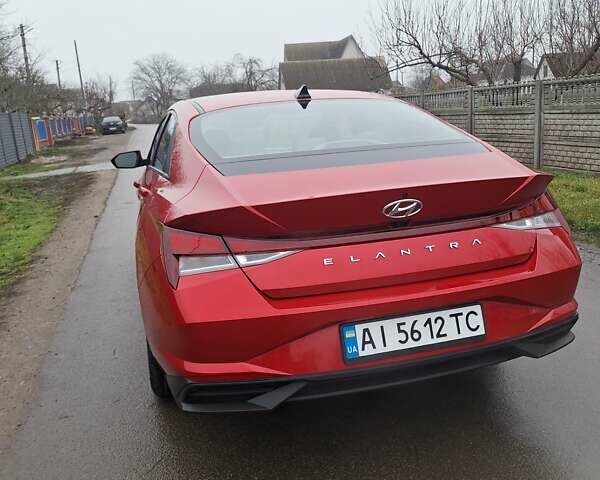 Красный Хендай Элантра, объемом двигателя 2 л и пробегом 15 тыс. км за 19500 $, фото 8 на Automoto.ua