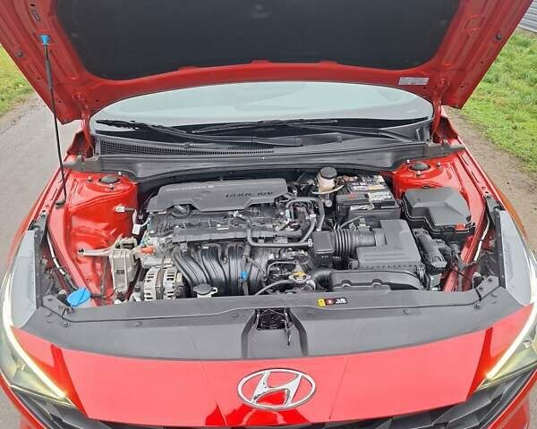 Красный Хендай Элантра, объемом двигателя 2 л и пробегом 15 тыс. км за 19500 $, фото 19 на Automoto.ua