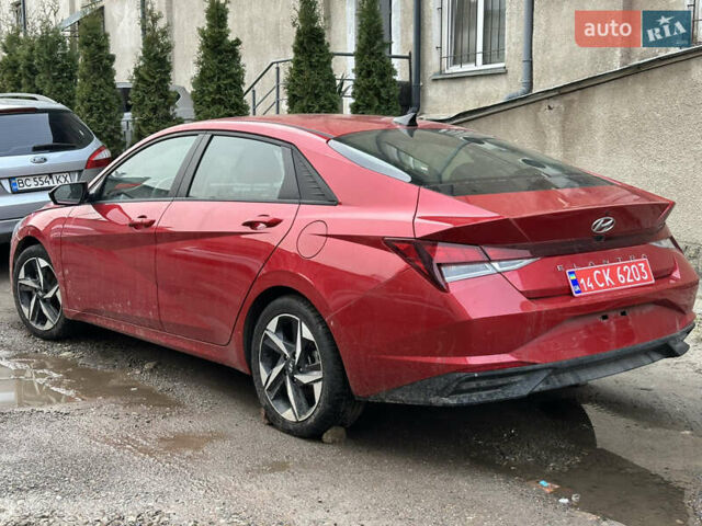 Красный Хендай Элантра, объемом двигателя 2 л и пробегом 81 тыс. км за 11500 $, фото 5 на Automoto.ua