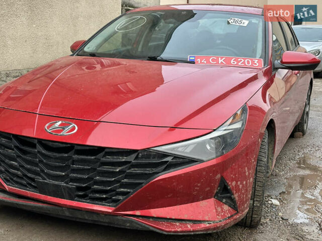 Красный Хендай Элантра, объемом двигателя 2 л и пробегом 81 тыс. км за 11500 $, фото 1 на Automoto.ua
