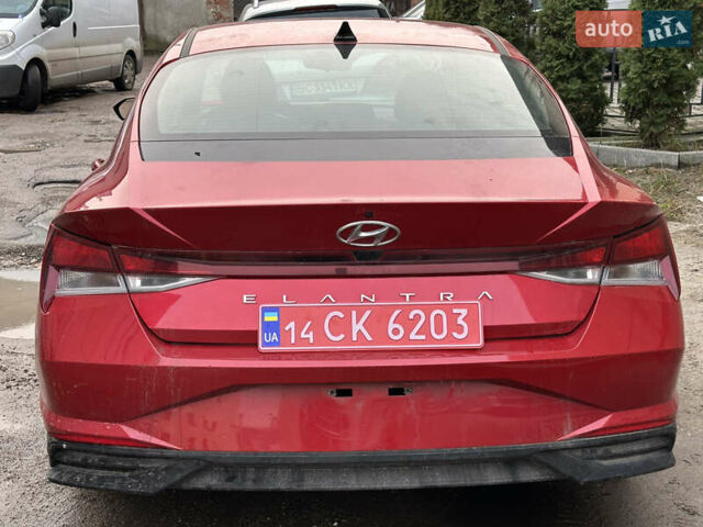 Красный Хендай Элантра, объемом двигателя 2 л и пробегом 81 тыс. км за 11500 $, фото 4 на Automoto.ua