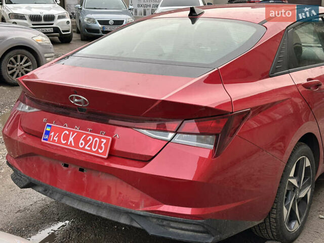 Красный Хендай Элантра, объемом двигателя 2 л и пробегом 81 тыс. км за 11500 $, фото 3 на Automoto.ua