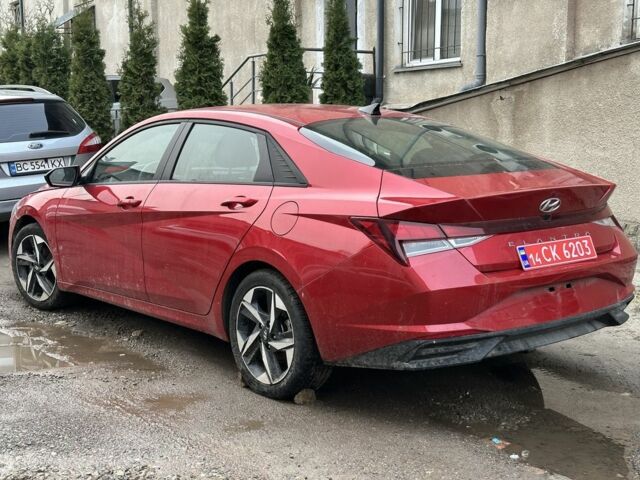 Красный Хендай Элантра, объемом двигателя 2 л и пробегом 81 тыс. км за 11500 $, фото 5 на Automoto.ua