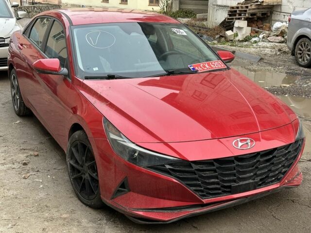 Красный Хендай Элантра, объемом двигателя 2 л и пробегом 81 тыс. км за 11500 $, фото 2 на Automoto.ua