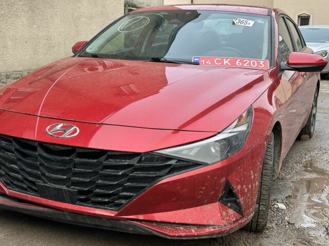 Красный Хендай Элантра, объемом двигателя 2 л и пробегом 81 тыс. км за 11500 $, фото 1 на Automoto.ua