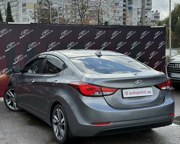 Хендай Элантра 2015 в Сумах на Automoto.ua Серый Хендай Элантра, объемом двигателя 1.8 л и пробегом 115 тыс. км за 12000 $, фото 8 на Automoto.ua