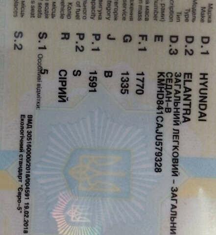 Серый Хендай Элантра, объемом двигателя 1.6 л и пробегом 111 тыс. км за 11900 $, фото 22 на Automoto.ua