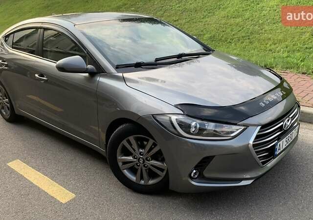 Сірий Хендай Елантра, об'ємом двигуна 2 л та пробігом 165 тис. км за 10700 $, фото 1 на Automoto.ua