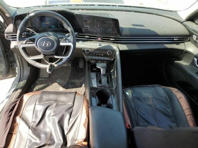 Сірий Хендай Елантра, об'ємом двигуна 2 л та пробігом 58 тис. км за 14500 $, фото 7 на Automoto.ua