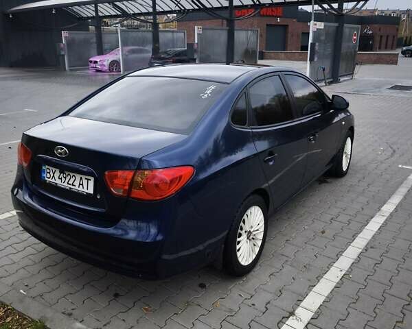 Синий Хендай Элантра, объемом двигателя 1.59 л и пробегом 287 тыс. км за 6300 $, фото 3 на Automoto.ua